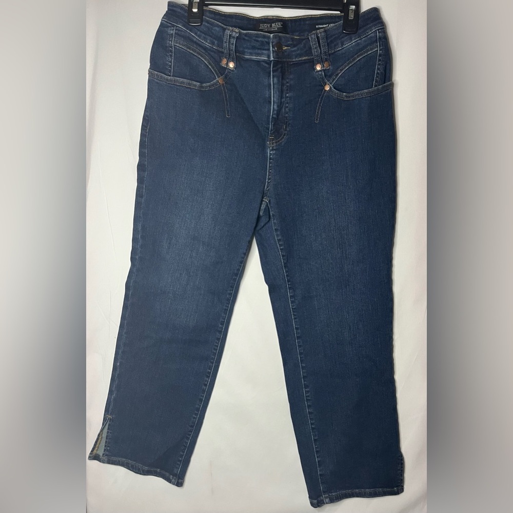 Judy Blue Dark Indigo Straight Leg Jeans